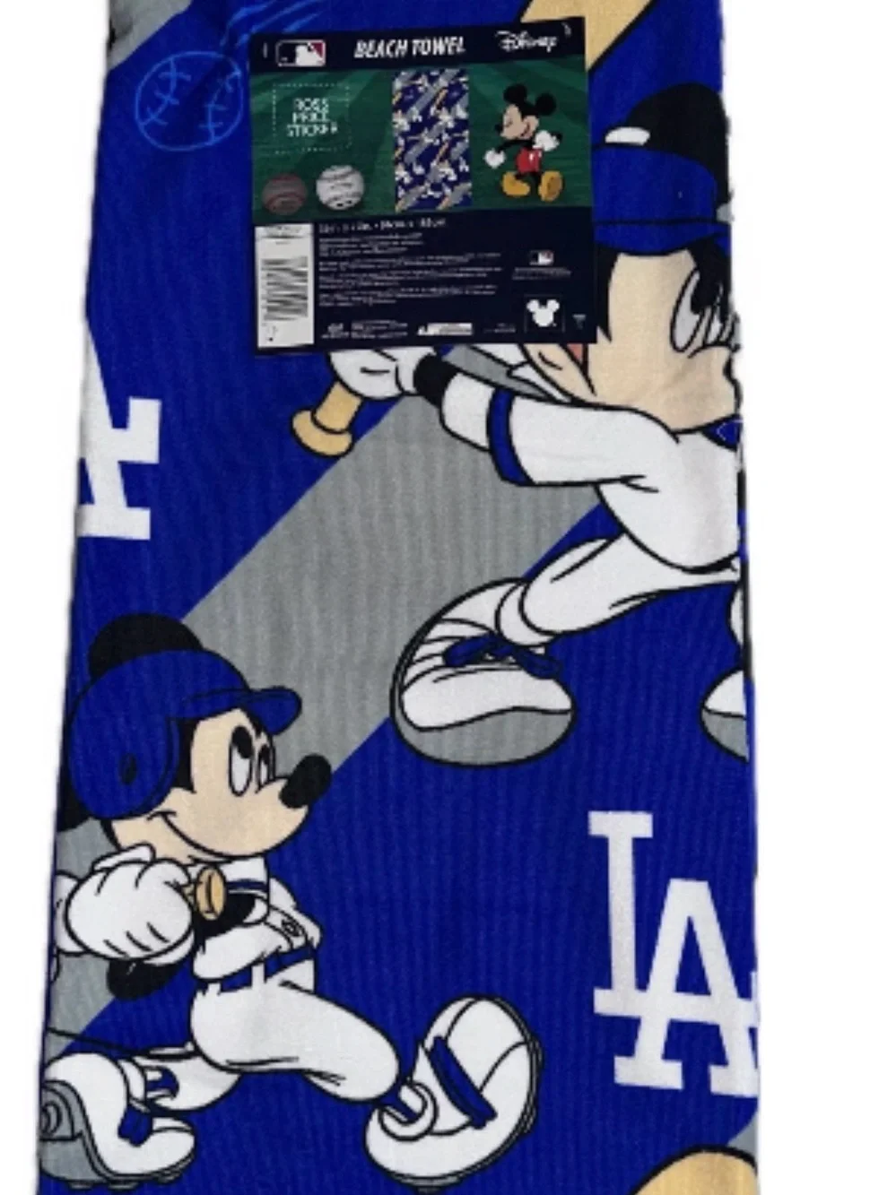 Disney/Dodgers 💙 Beach Towel - Blue NWT